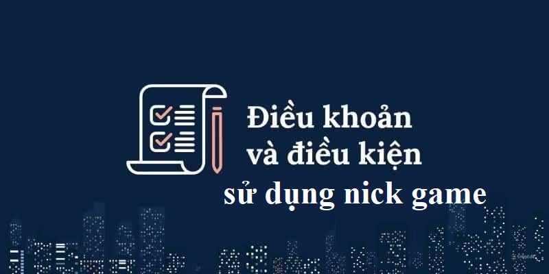 Những điều khoản và điều kiện 789win về nick game của hội viên